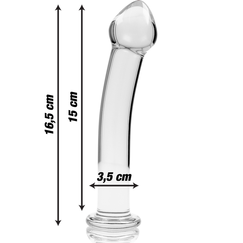 Plug Anale in Vetro Borosilicato Nebula Series Modello 11 — 16 cm