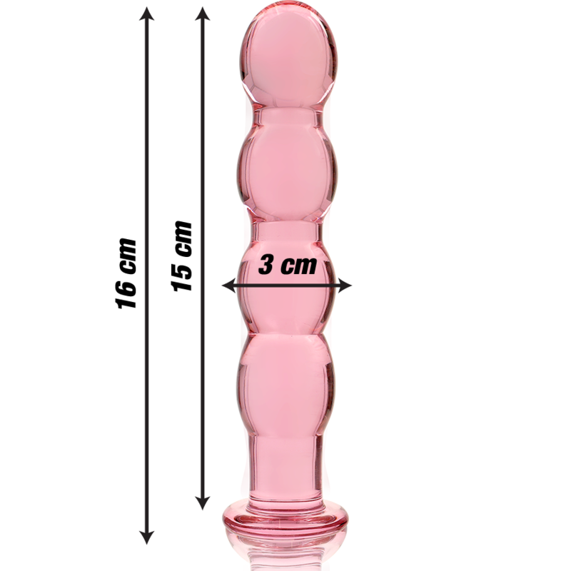 Plug Anale in Vetro Borosilicato Nebula by Ibiza — 16.5 cm