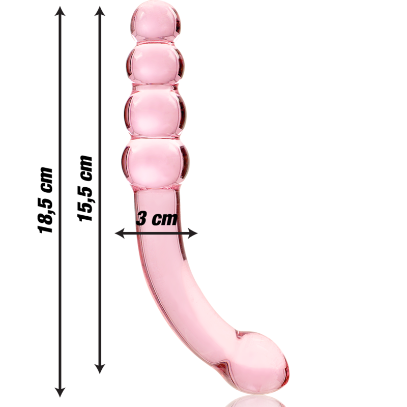 Plug Anale in Vetro Borosilicato Nebula Series Modello 14 — 18.5 cm