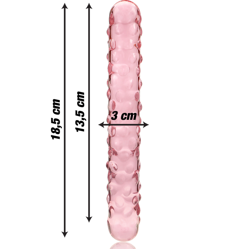 Plug Anale in Vetro Borosilicato Nebula Series Modello 15 — 18,5 cm