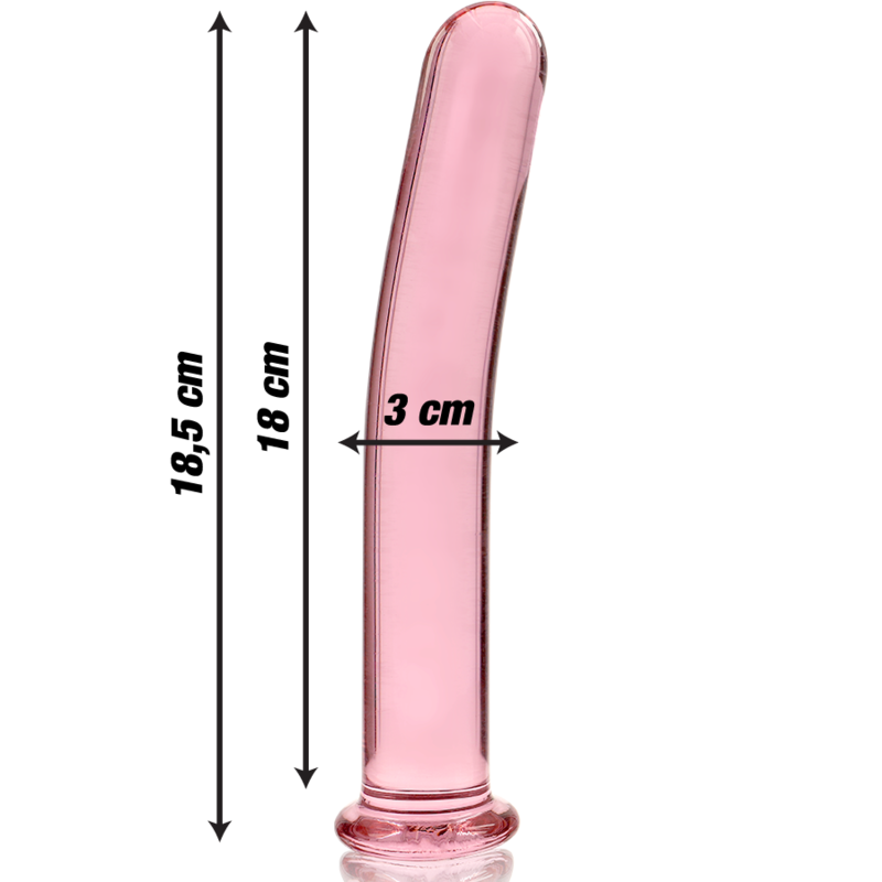 Plug Anale in Vetro Borosilicato Nebula Series Modello 17 — 18.5 cm