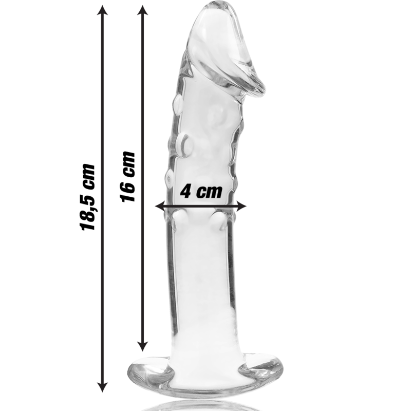 Plug Anale in Vetro Borosilicato Nebula Series Modello 19 — 18.5 cm
