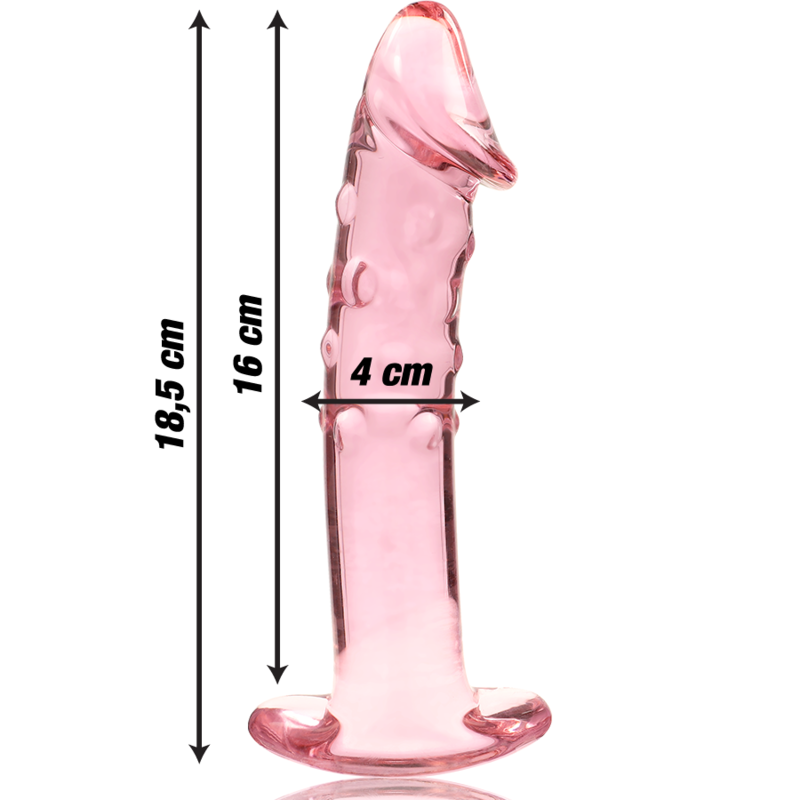Plug Anale in Vetro Borosilicato Nebula Series Modello 19 — 18.5 cm