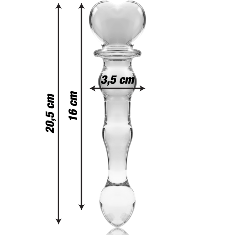 Plug Anale in Vetro Borosilicato Nebula by Ibiza — Mod. 21