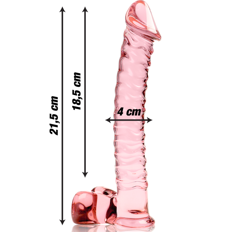 Plug Anale in Vetro Borosilicato Nebula Series Modello 23 — 21,5 cm