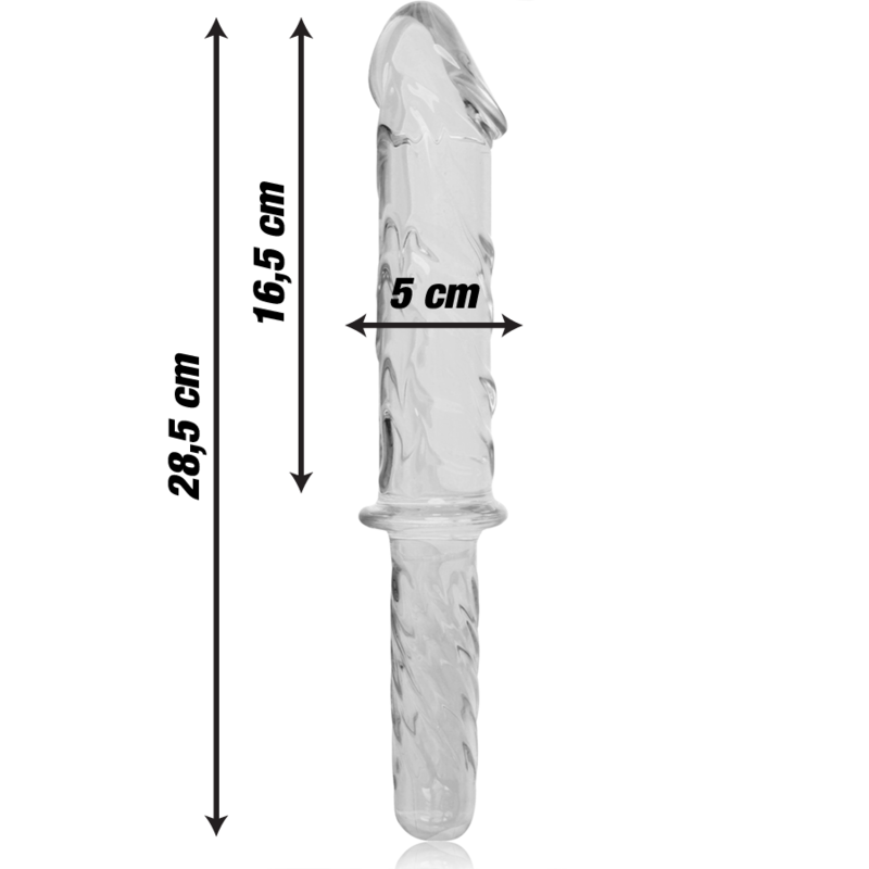 Plug Anale in Vetro Borosilicato Nebula Series Modello 24 — 28,5 cm