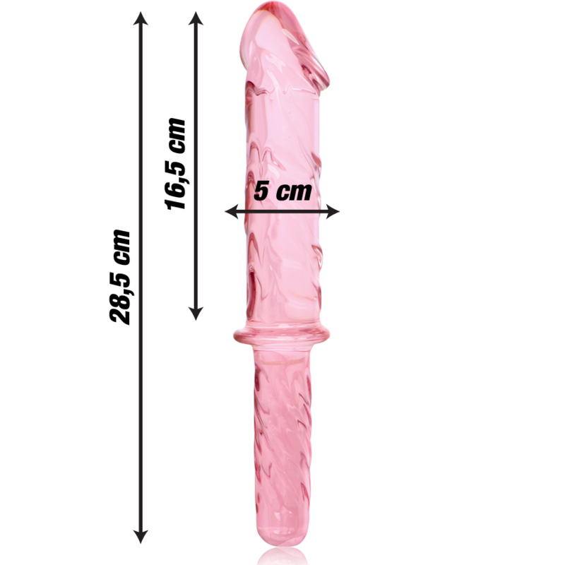 Plug Anale in Vetro Borosilicato Nebula Series Modello 24 — 28.5 cm