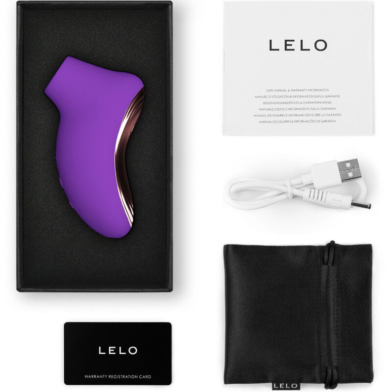 Massaggiatore Clitoride LELO SONA 2 Travel Massaggiatore Sonico — Viola