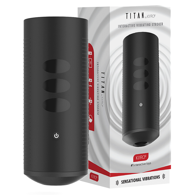 Masturbatore Maschile Interattivo Kiiroo Titan — 9 Vibratori