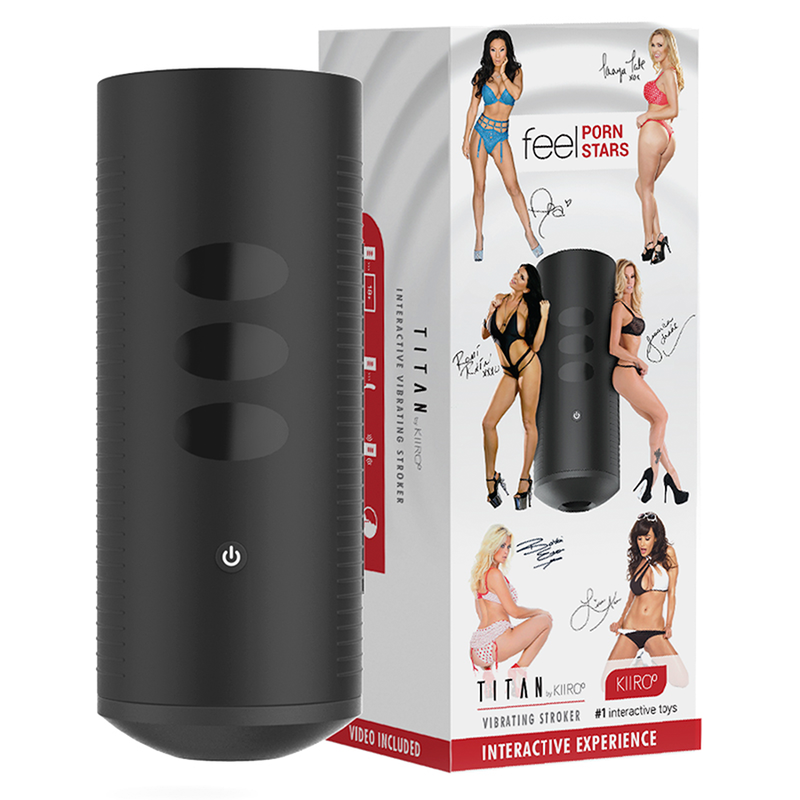 Masturbatore Maschile Interattivo Kiiroo Titan — 9 Vibratori