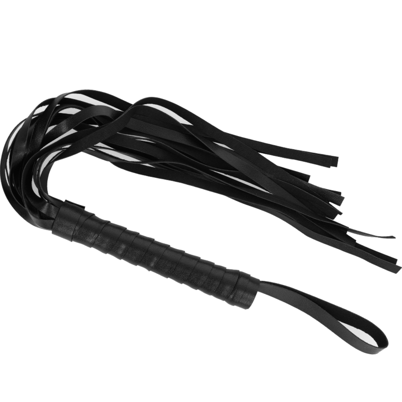 Frusta Bondage in Pelle Vegana Intense Fetish Flogger