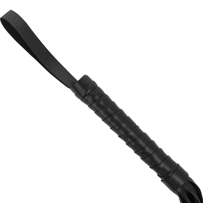 Frusta Bondage in Pelle Vegana Intense Fetish Flogger
