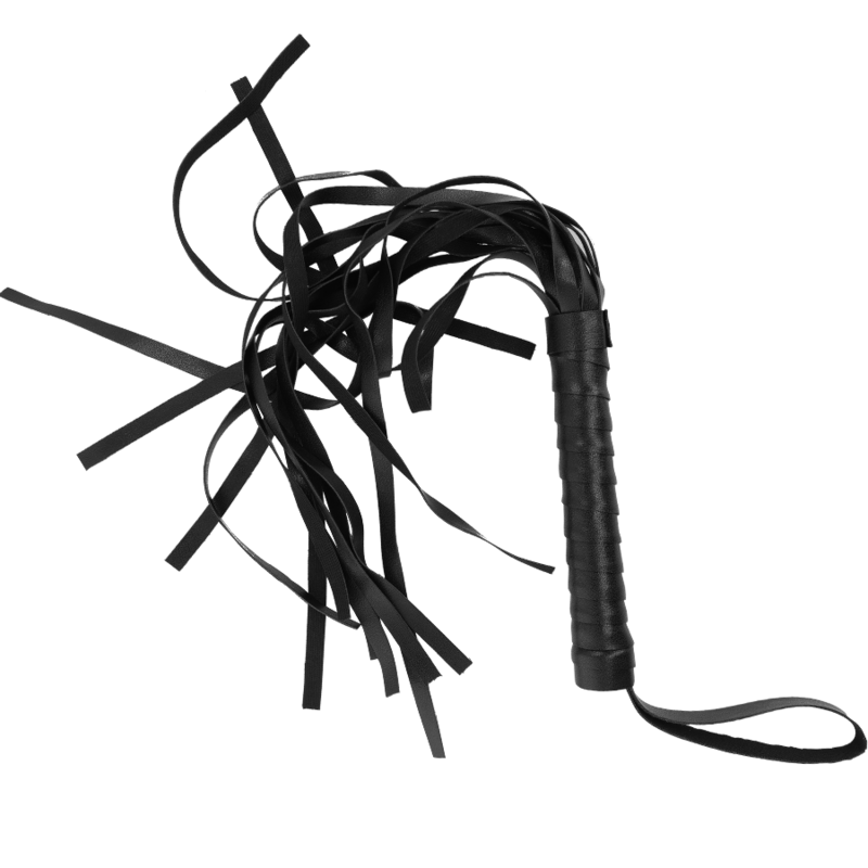 Frusta Bondage in Pelle Vegana Intense Fetish Flogger