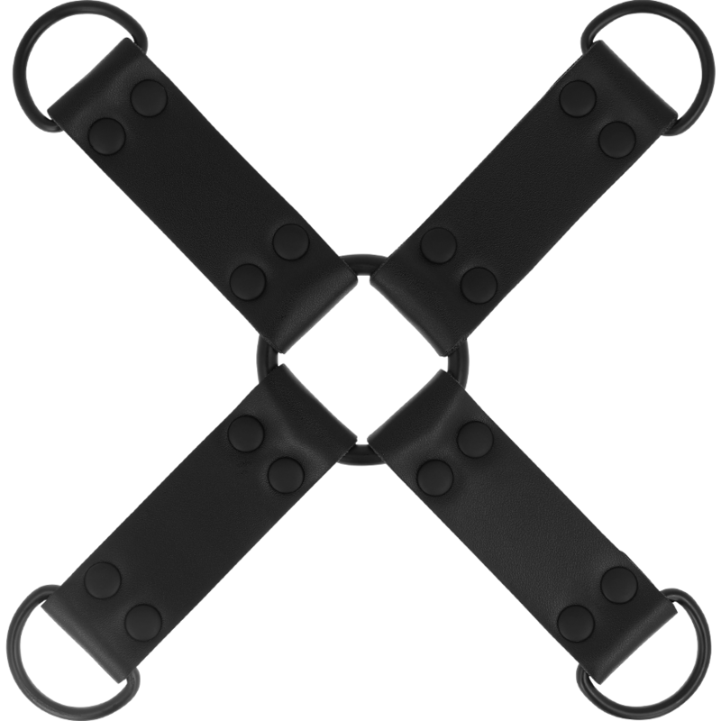 Kit Bondage Hogtie in Pelle Vegana Intense Fetish — BDSM