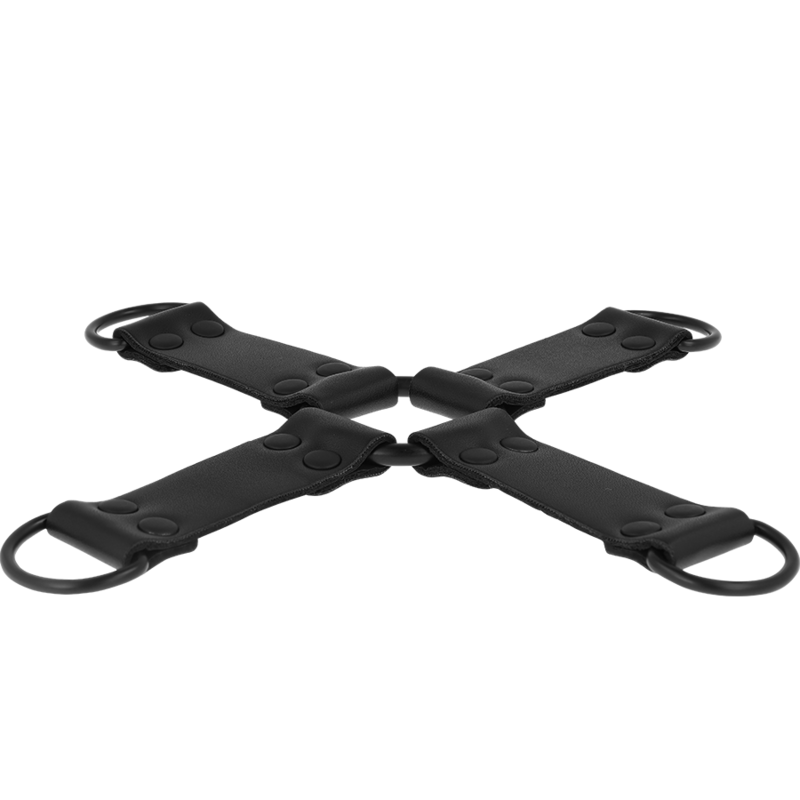 Kit Bondage Hogtie in Pelle Vegana Intense Fetish — BDSM