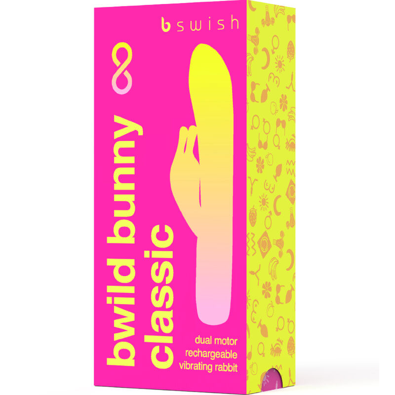 Vibratore Rabbit Ricaricabile B Swish Bwild Bunny Infinite — Rosa