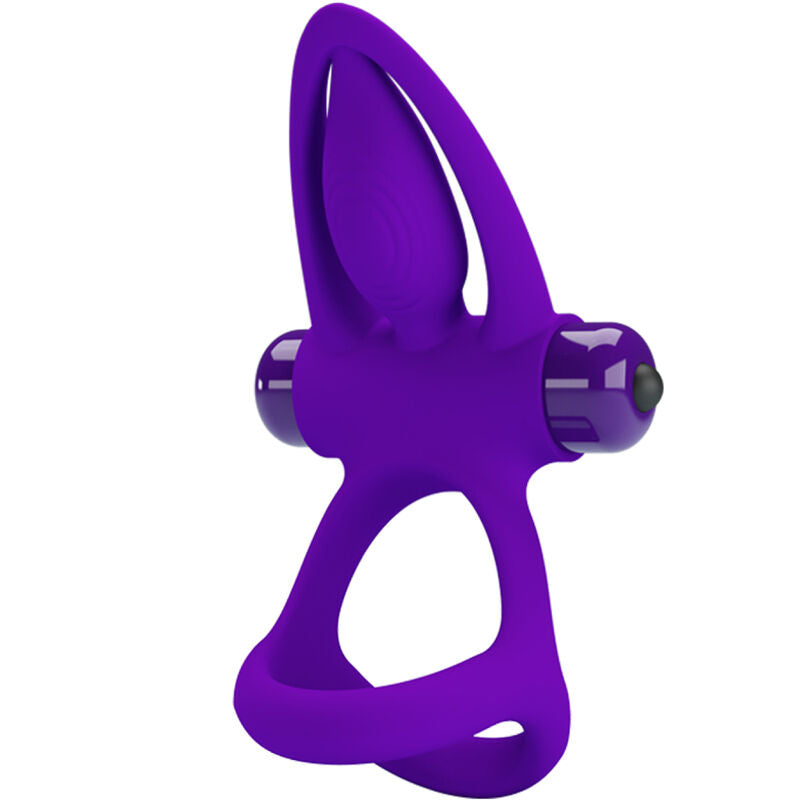 Anello Fallico Vibrante Pretty Love — Silicone, 10 Vibrazioni