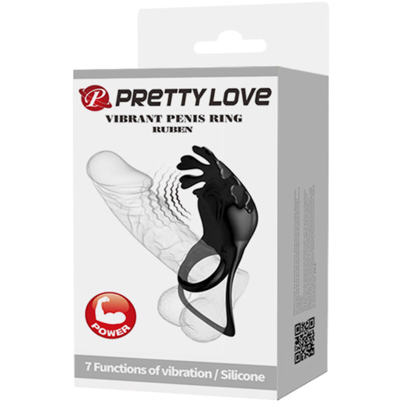 Anello Fallico Vibrante Pretty Love Ruben — 7 Modalità, Silicone