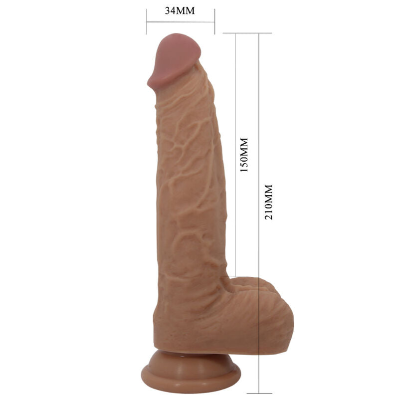 Dildo Realistico Vibrante con Spinta Pretty Love Jonathan — 21 cm