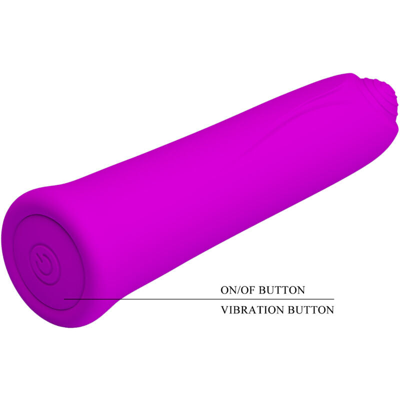 Vibratore Clitoride Pretty Love Curtis Mini — 12 Modalità, Viola