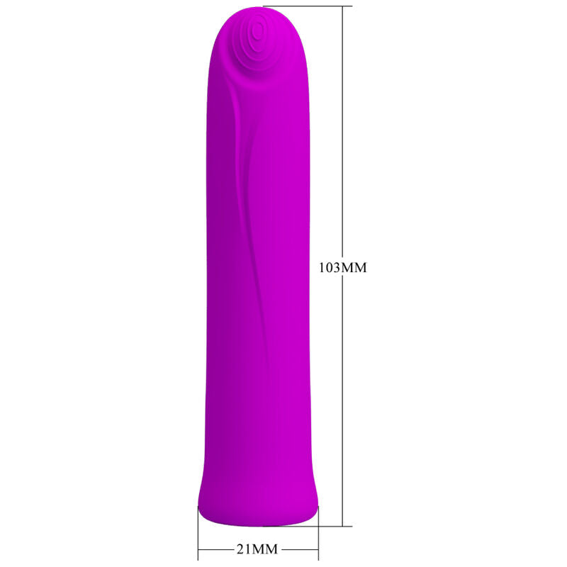 Vibratore Clitoride Pretty Love Curtis Mini — 12 Modalità, Viola