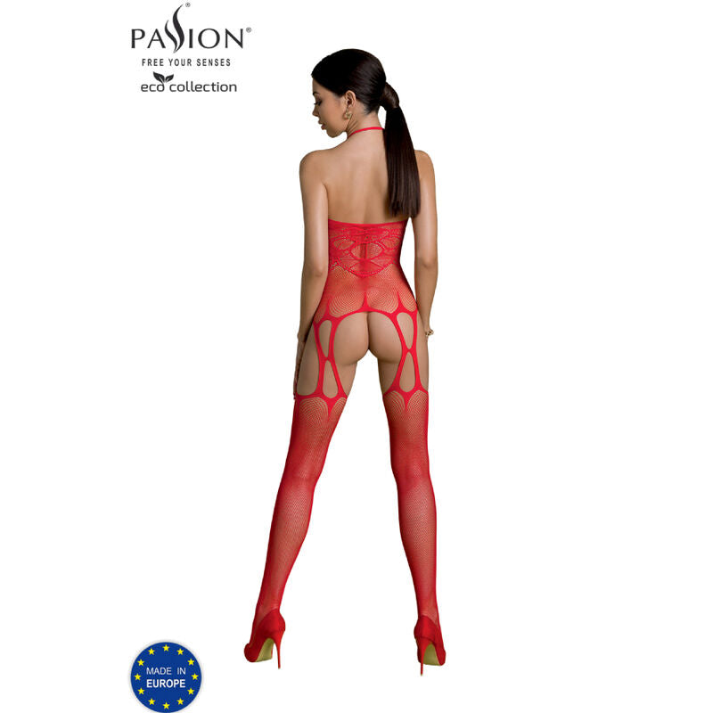 Body Erotico Eco Passion BS002 — Nylon Riciclato, Rosso