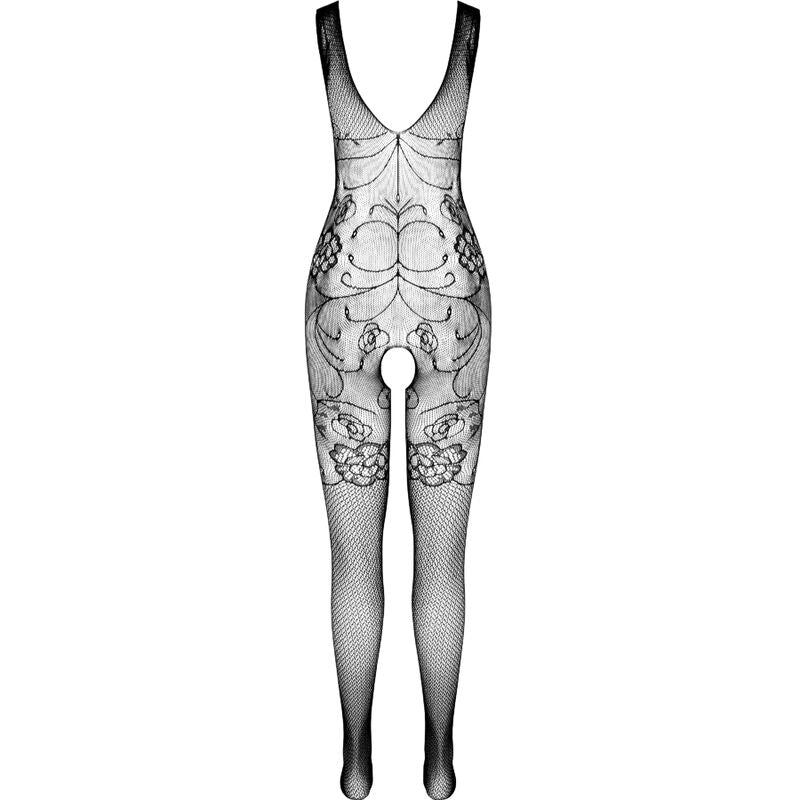 Bodystocking Sexy Eco Passion BS012 — Nylon Riciclato, Rosso