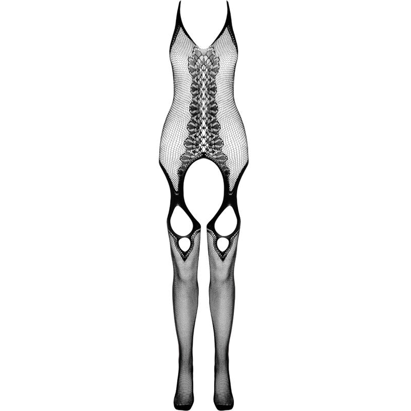 Bodystocking Sexy Passion Eco BS013 — Nylon Riciclato, Rosso