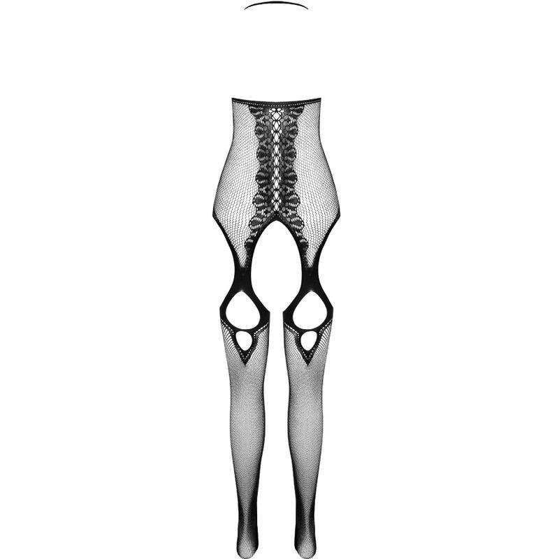 Bodystocking Sexy Passion Eco BS013 — Nylon Riciclato, Rosso