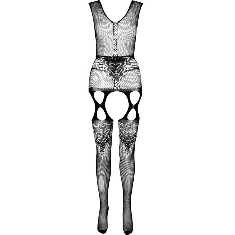 Body Erotico Eco Passion BS014 — Nylon Riciclato, Bianco