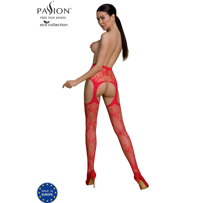 Body Erotico Eco Passion S001 — Nylon Riciclato, Rosso