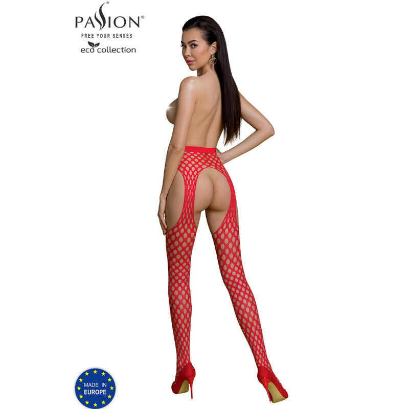 Body Erotico Eco Passion S003 — Nylon Riciclato, Rosso