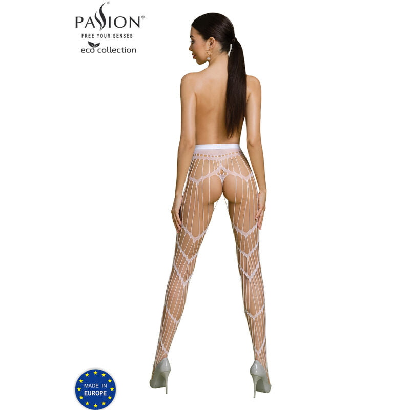 Body Erotico Eco Passion S006 — Nylon Riciclato, Bianco