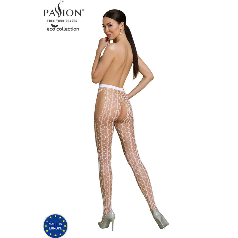 Body Erotico Eco Passion S007 — Nylon Riciclato, Bianco