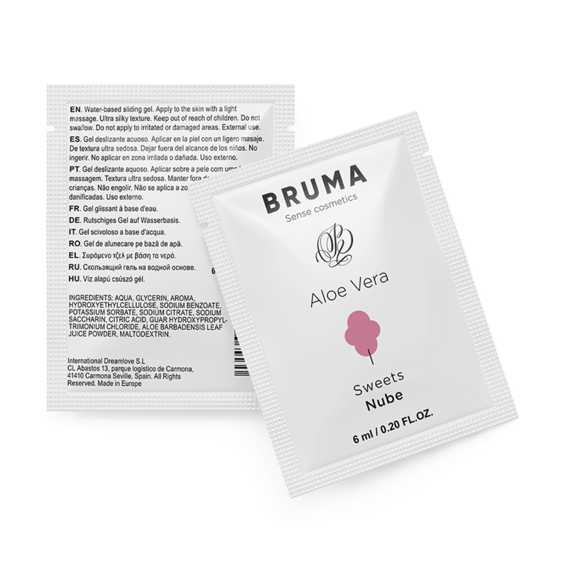 Lubrificante Intimo Base Acqua Bruma Glide Aloe Vera — 6 ml