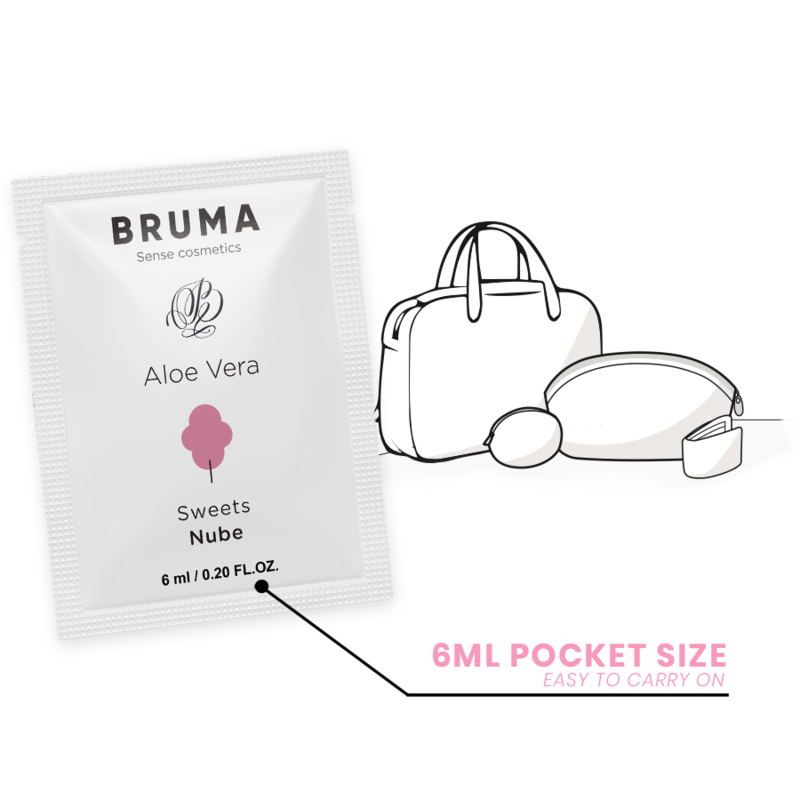 Lubrificante Intimo Base Acqua Bruma Glide Aloe Vera — 6 ml
