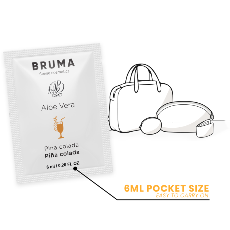 Lubrificante Intimo Base Acqua Bruma Glide Aloe Vera — 6 ml