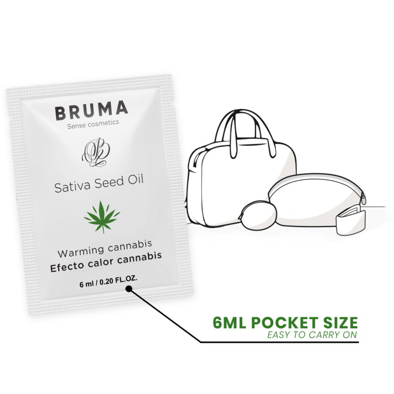 Lubrificante Intimo Riscaldante Bruma — Cannabis, 6 ml