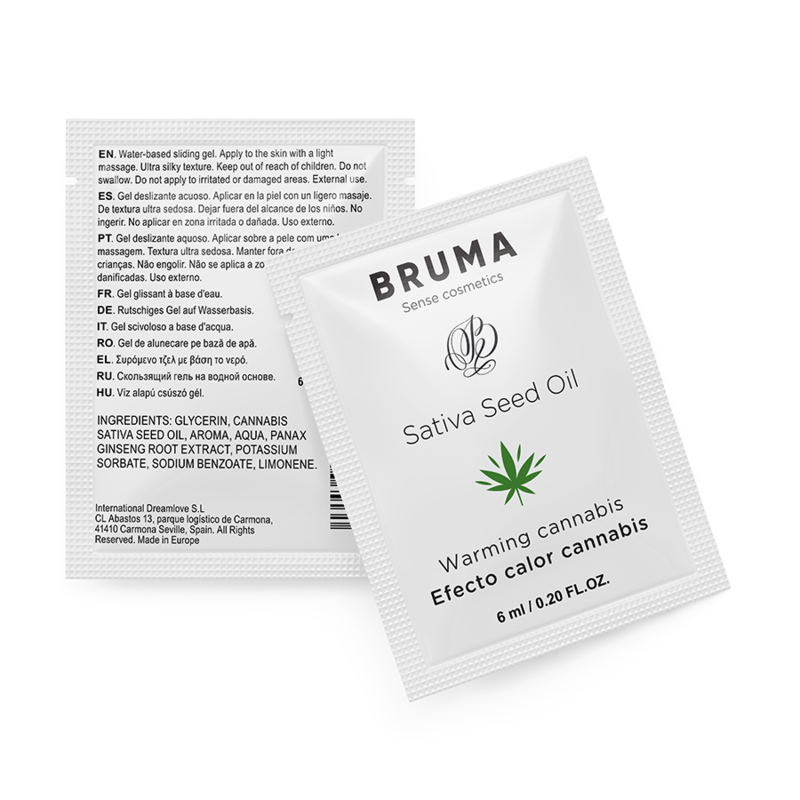 Lubrificante Intimo Riscaldante Bruma — Cannabis, 6 ml