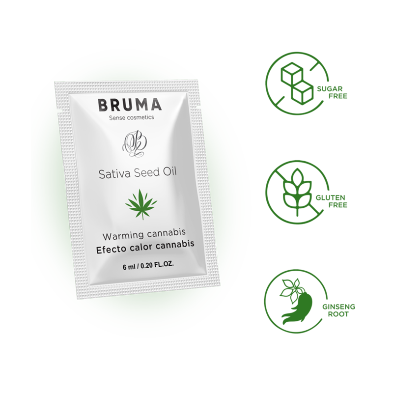 Lubrificante Intimo Riscaldante Bruma — Cannabis, 6 ml