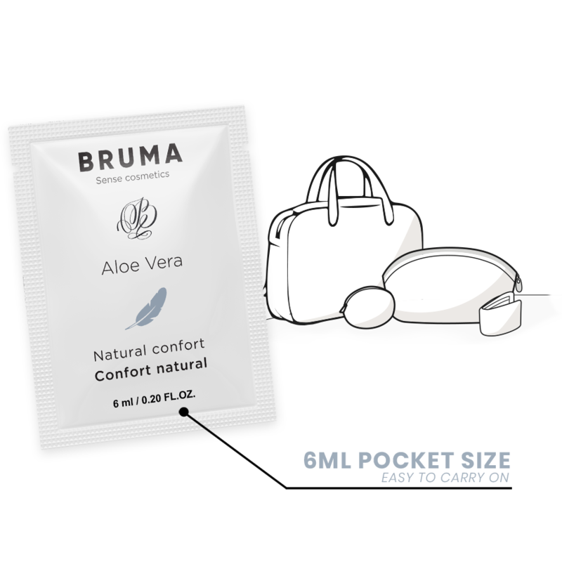 Lubrificante Intimo Base Acqua Bruma Glide Aloe Vera — 6 ml