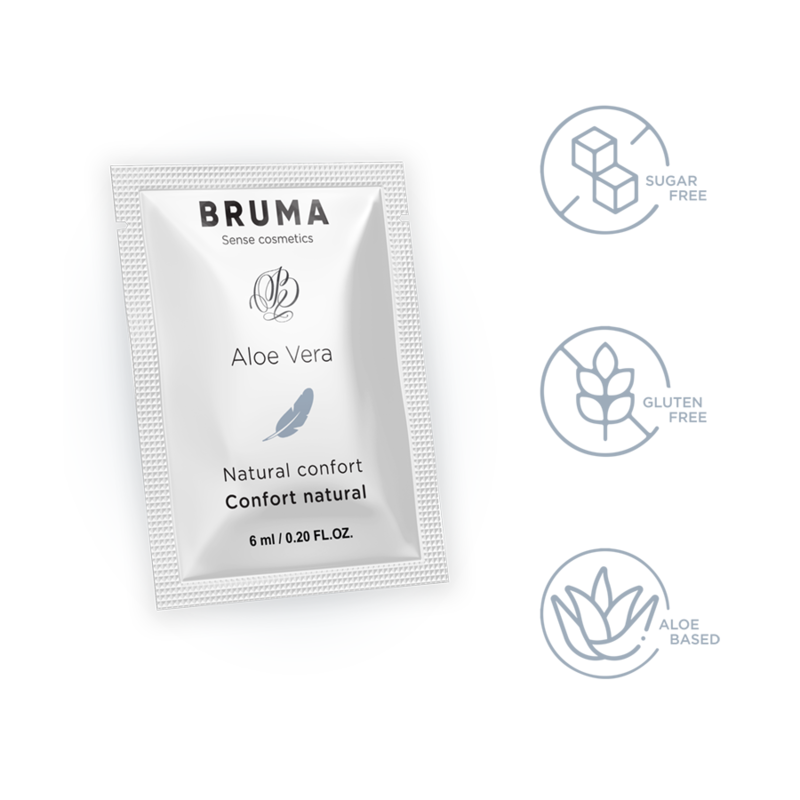 Lubrificante Intimo Base Acqua Bruma Glide Aloe Vera — 6 ml