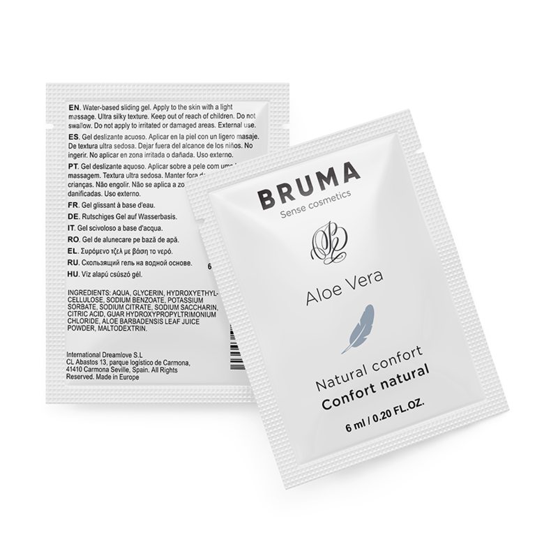 Lubrificante Intimo Base Acqua Bruma Glide Aloe Vera — 6 ml