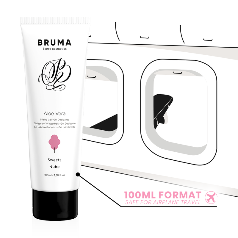 Lubrificante Intimo Base Acqua Bruma Aloe Vera — Gusto Dolce 100 ml