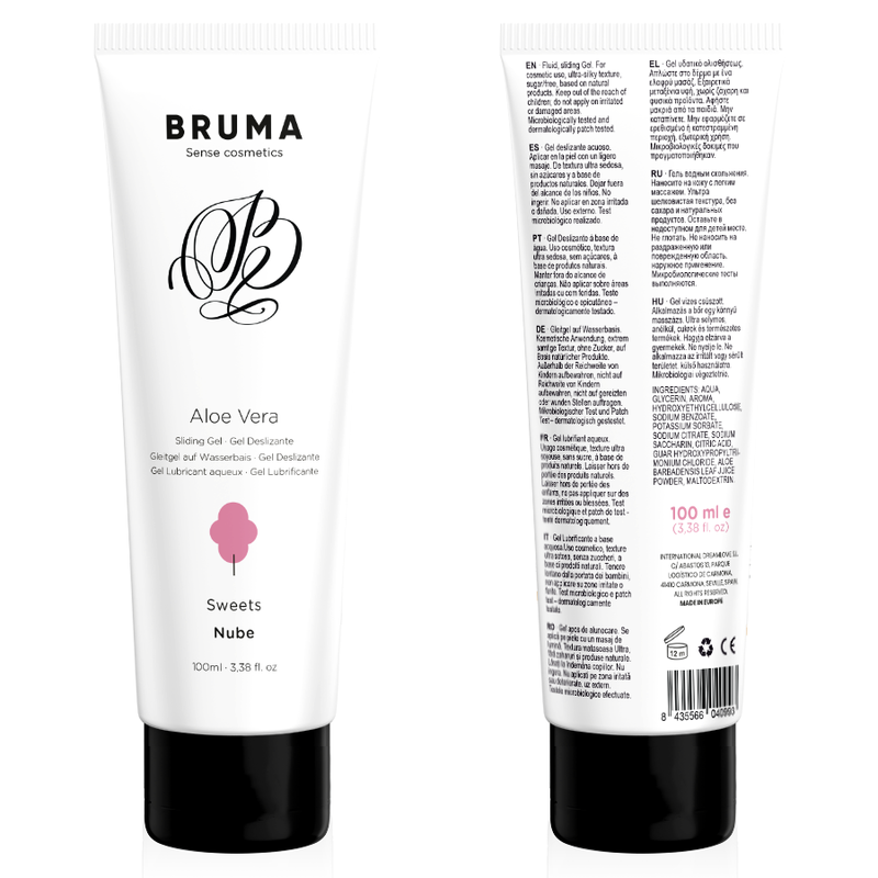 Lubrificante Intimo Base Acqua Bruma Aloe Vera — Gusto Dolce 100 ml