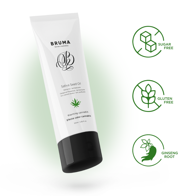 Gel Intimo Scivolante Scaldante Bruma — Olio Cannabis 100 ml