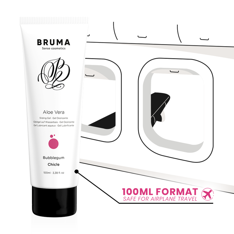 Lubrificante Intimo Base Acqua Bruma Aloe Vera — Bubblegum 100 ml