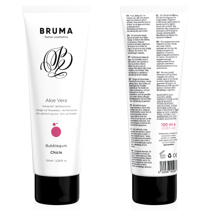 Lubrificante Intimo Base Acqua Bruma Aloe Vera — Bubblegum 100 ml