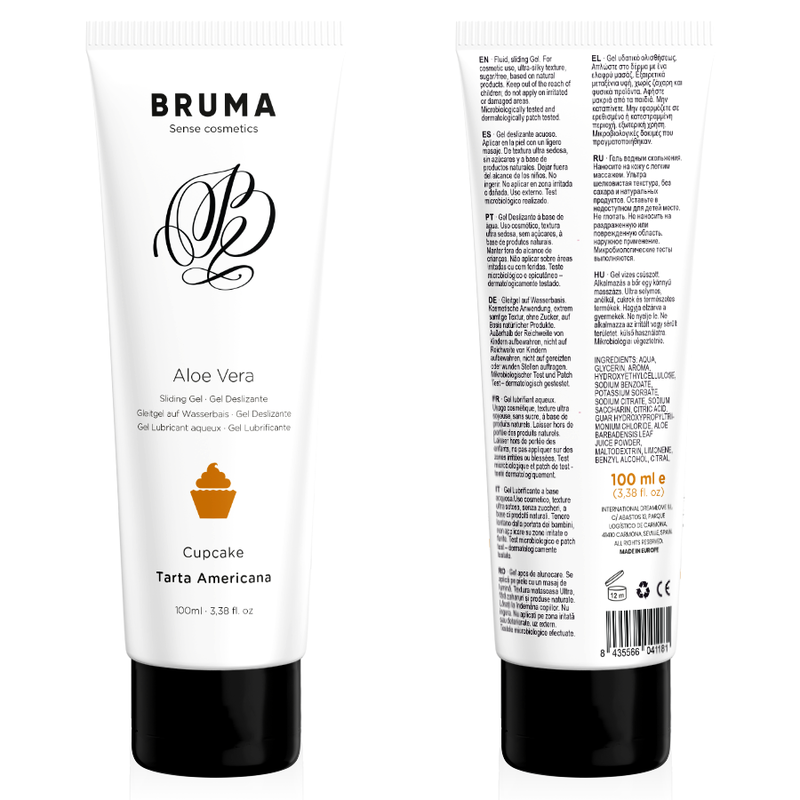 Lubrificante Intimo Base Acqua Bruma Aloe Vera — Cupcake 100 ml