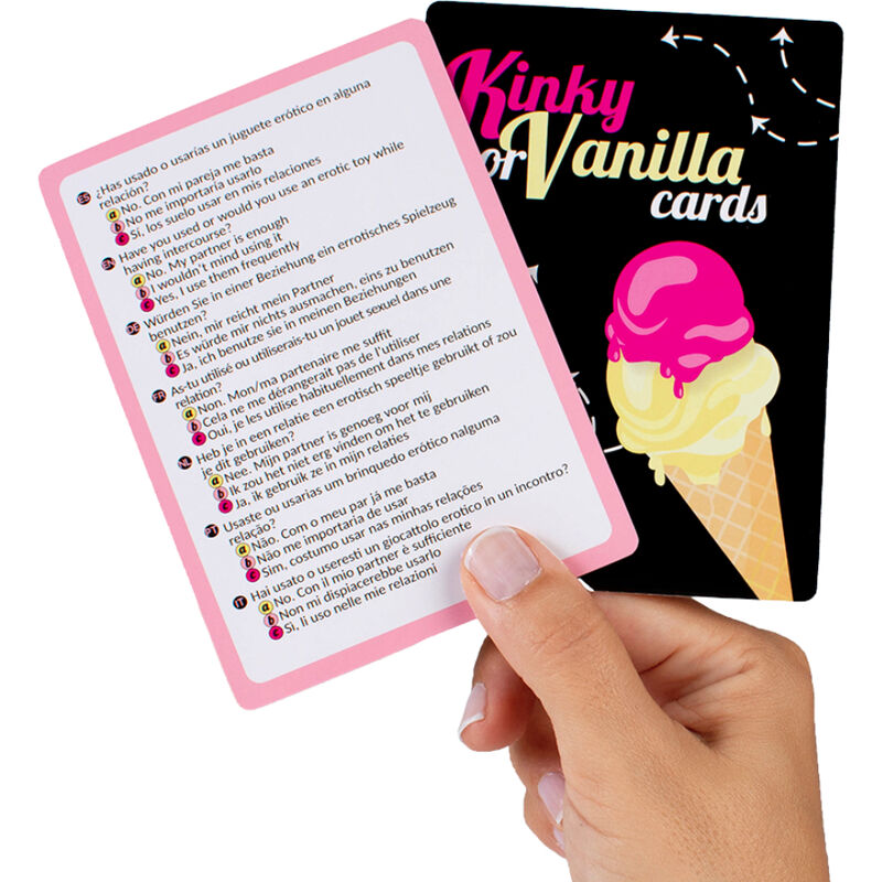 Gioco Erotico di Coppia Secretplay Kinky o Vanilla — 90 Carte
